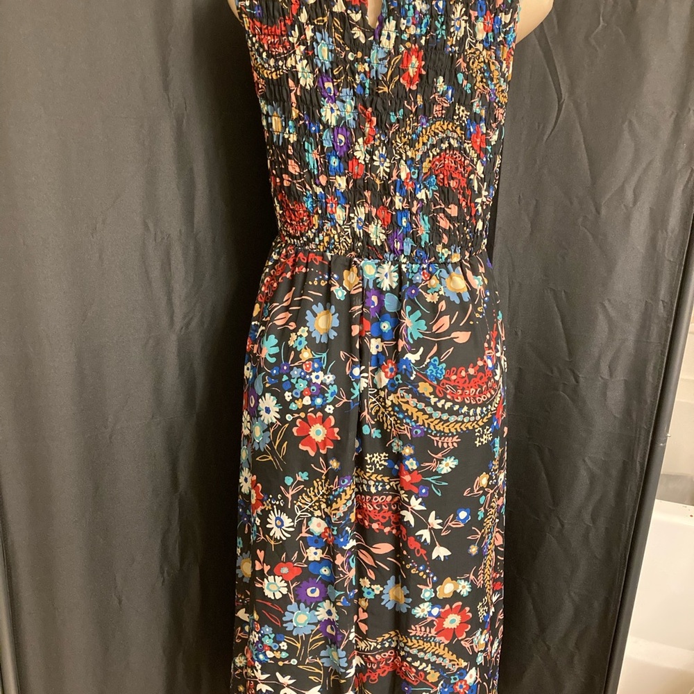 Floral Black Maxi Dress - Picture 4 of 5